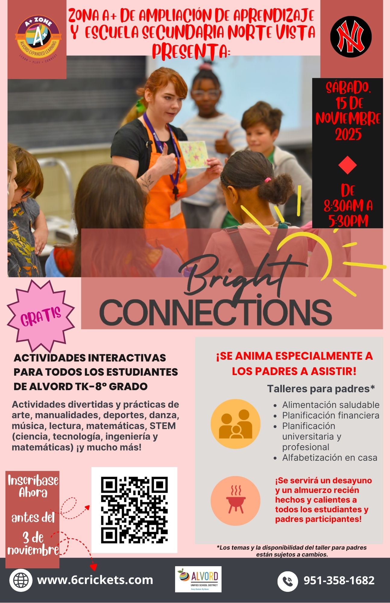 Nov 15th Bright Connections Spanish Flyer